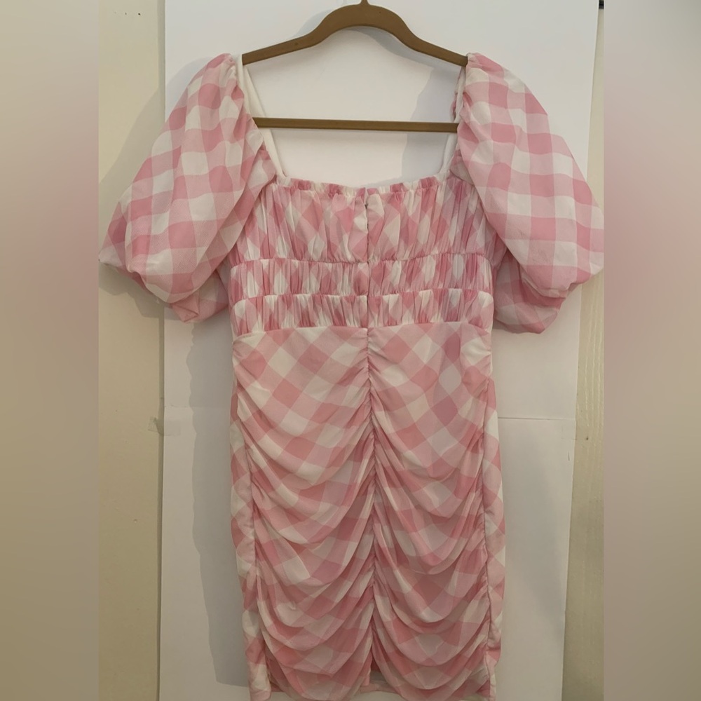 ASOS Pink Checkered Women’s Dress